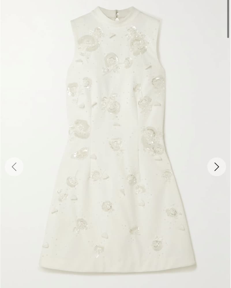 Clio Peppiatt Embellished Bridal Dress  - Image 1