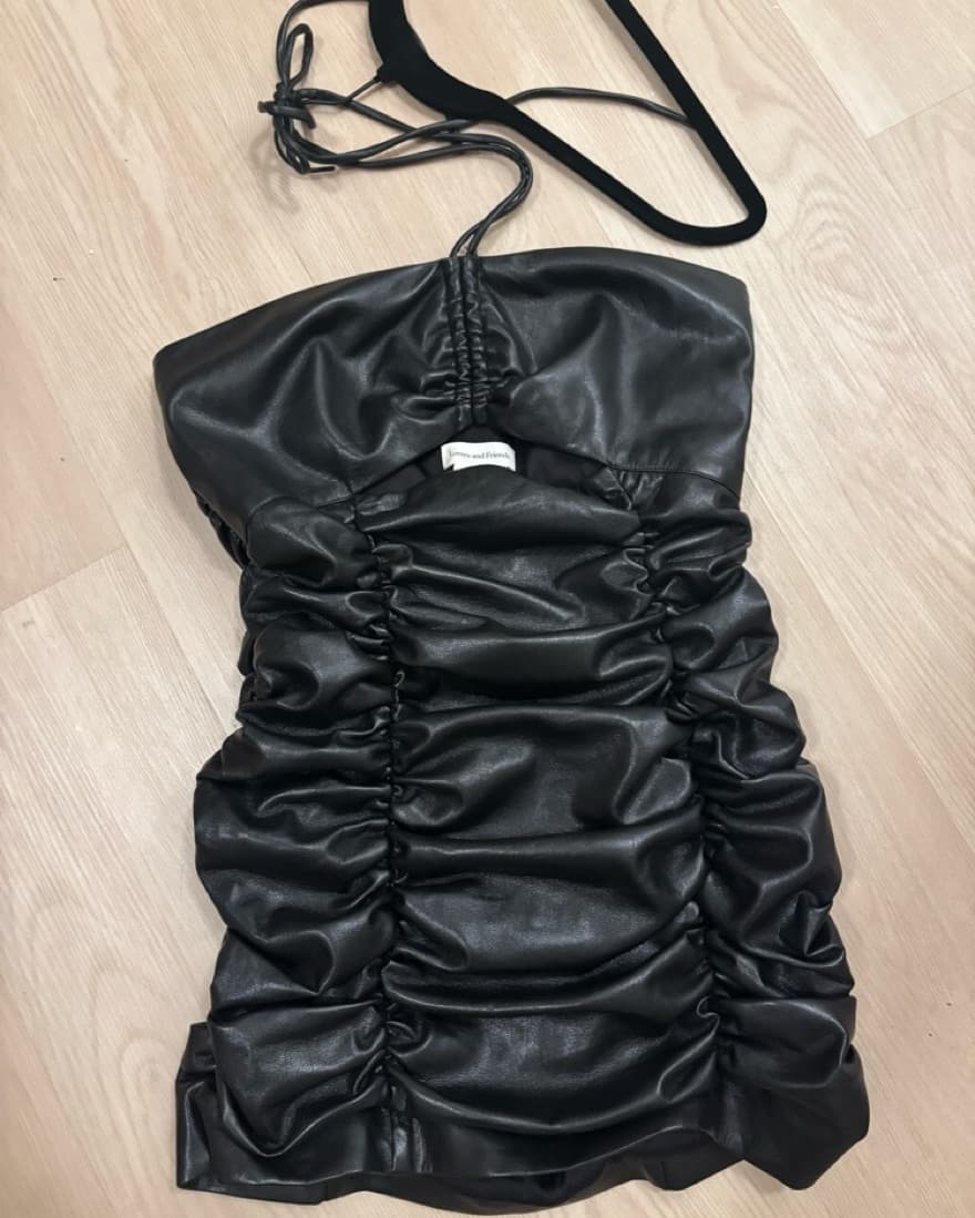 Lovers and Friends Leather Dress - Image 2