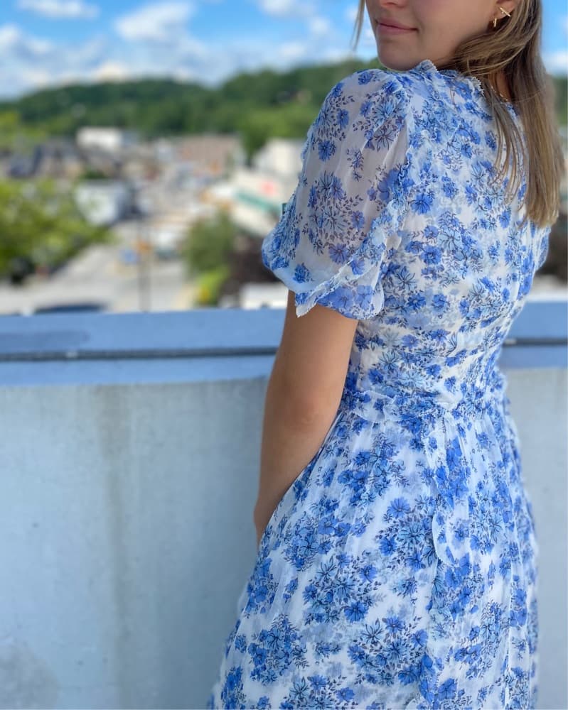Kooples Floral Midi Dress - Image 5