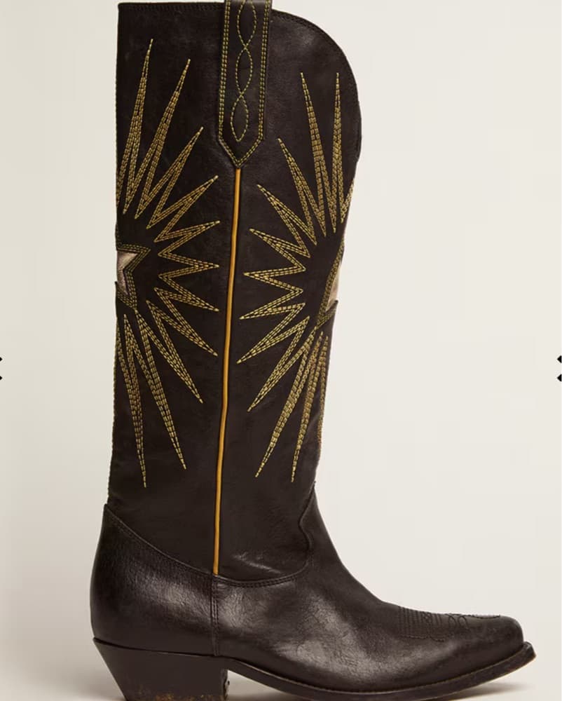 Golden Goose Wish Star Boot With Star - Image 1
