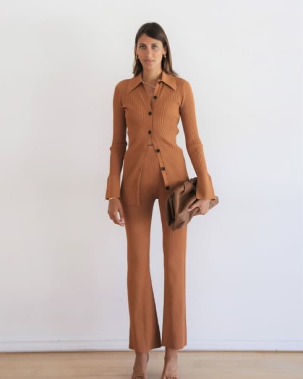 A.L.C. Ribbed Cardigan Set - Image 2