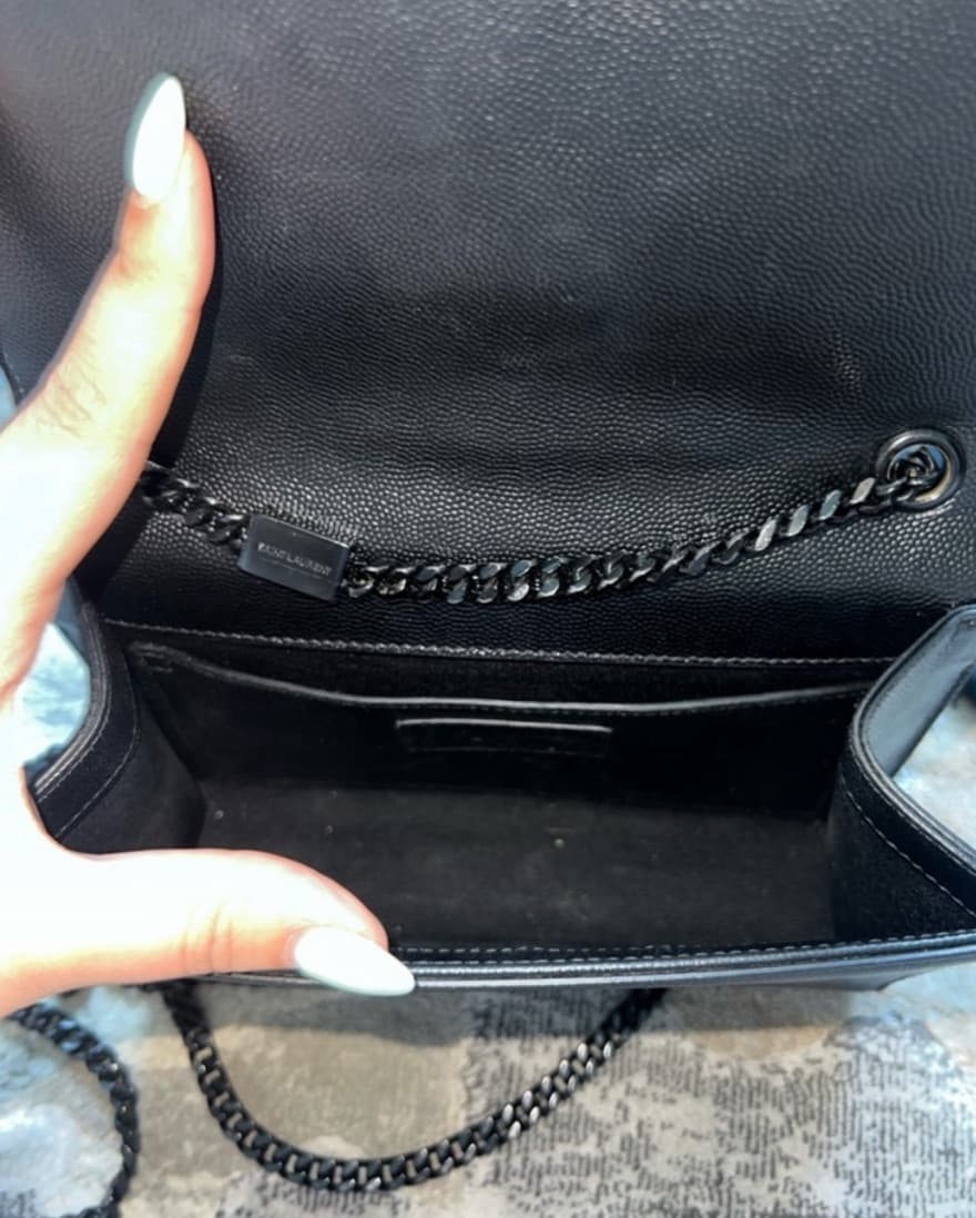 YSL Small Kate Black On Black  - Image 2