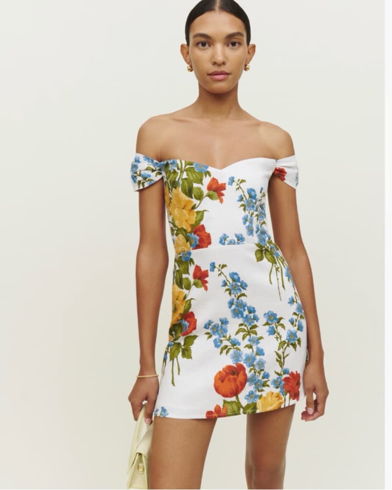 Floral Reformation Mini Dress  - Image 1