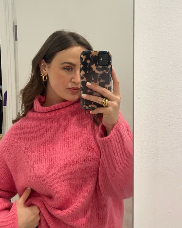 ALC Wool Pink Sweater - Image 1