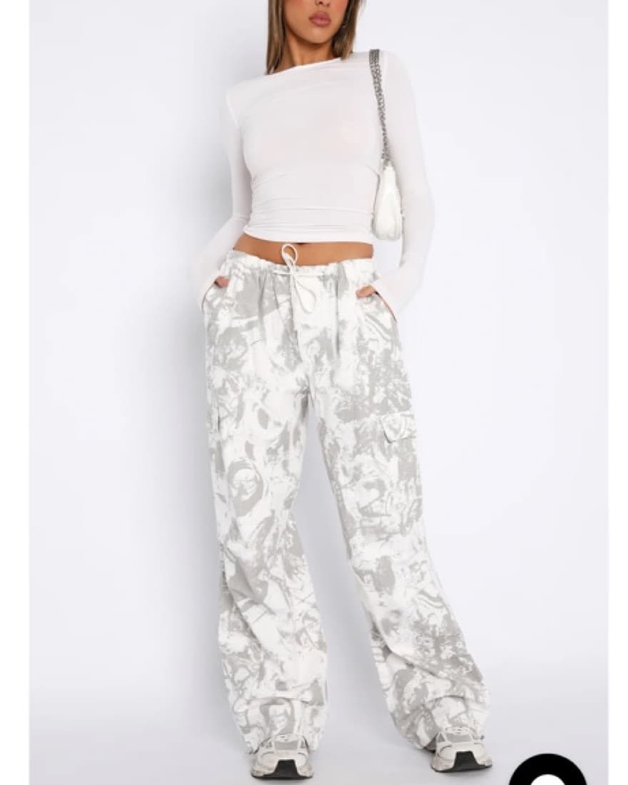 Real Satisfaction Cargo Pant Grey Marble - Image 4