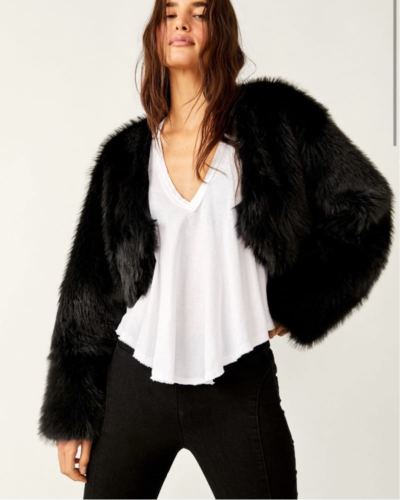 Free People Black Bolero - Image 1