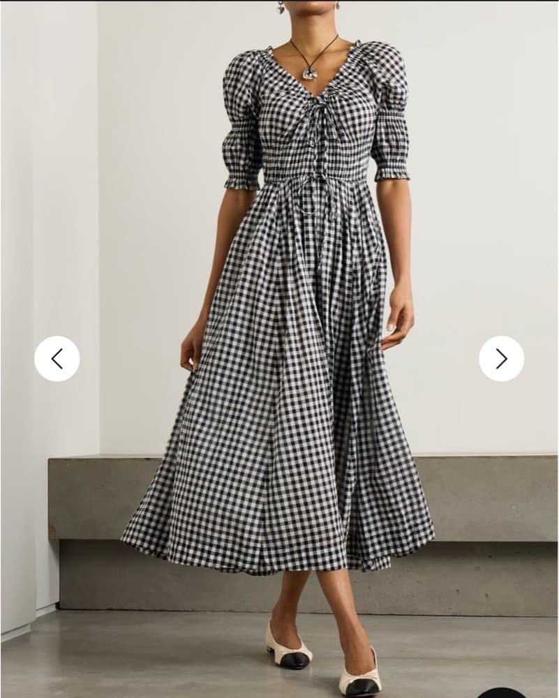 Doen Gingham Dress - Image 3