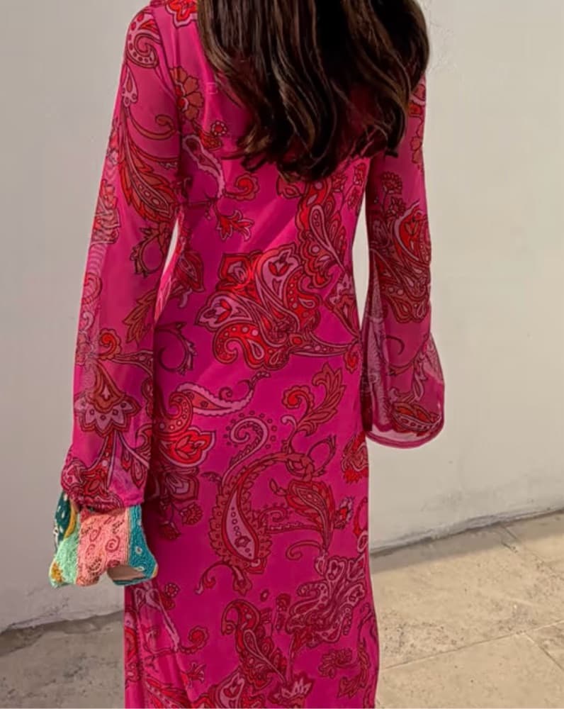 Never Fully Dressed Paisley Dress - Image 4