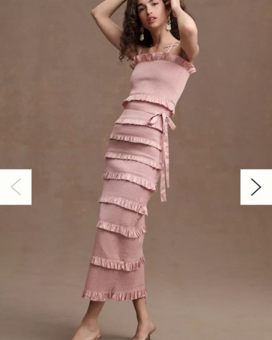 V chapman Pink Dress - Image 2