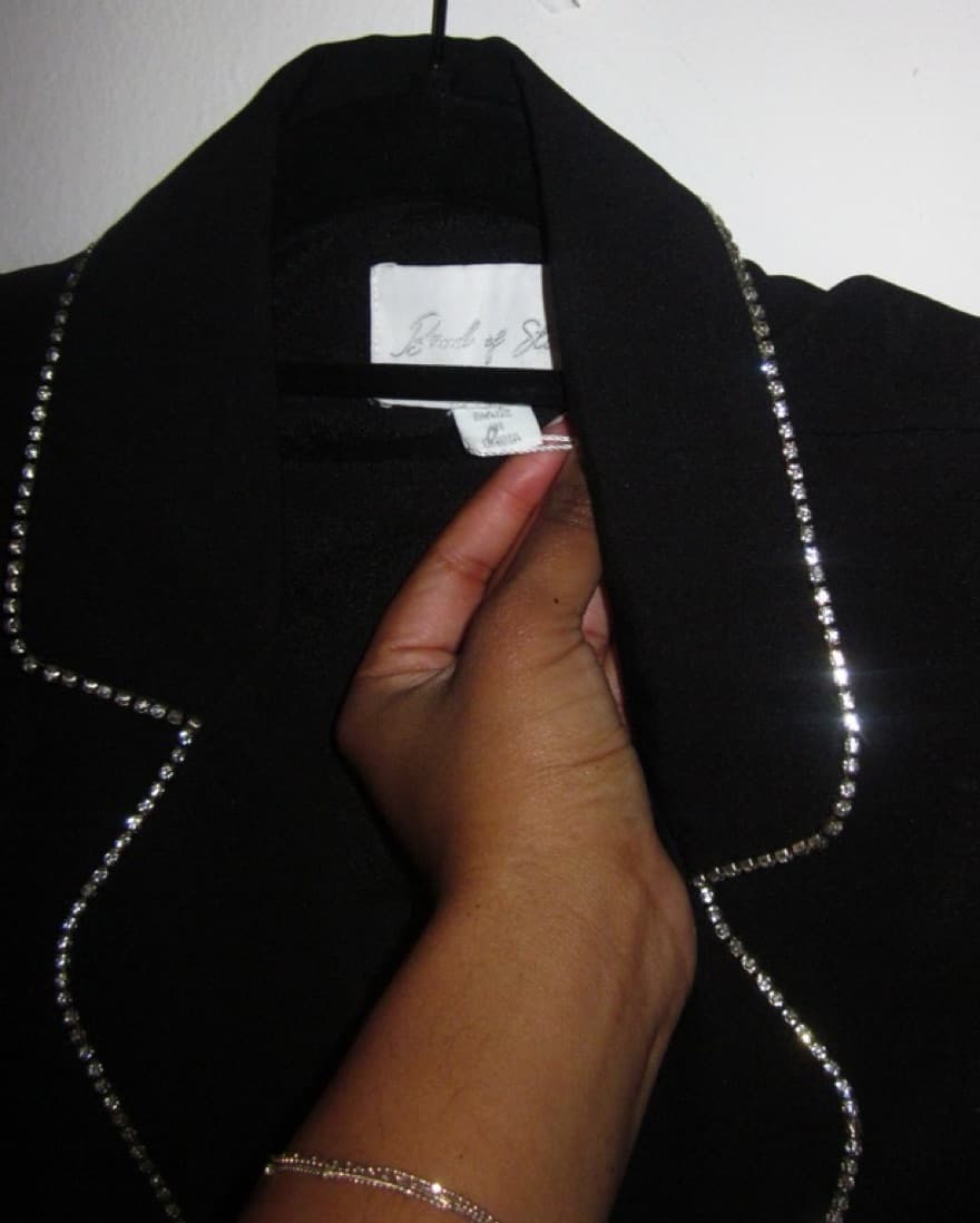 Backless Bow Blazer Dress - Image 4