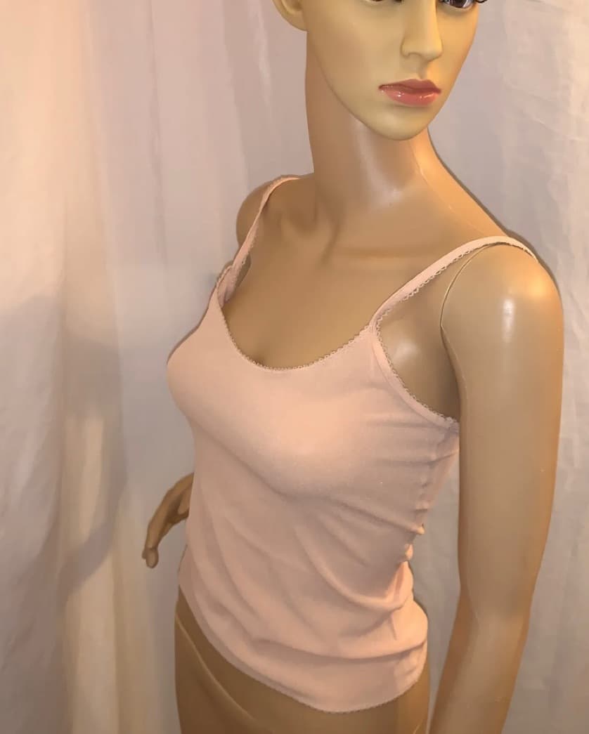 CHANEL size 38 silk camisole - Image 1