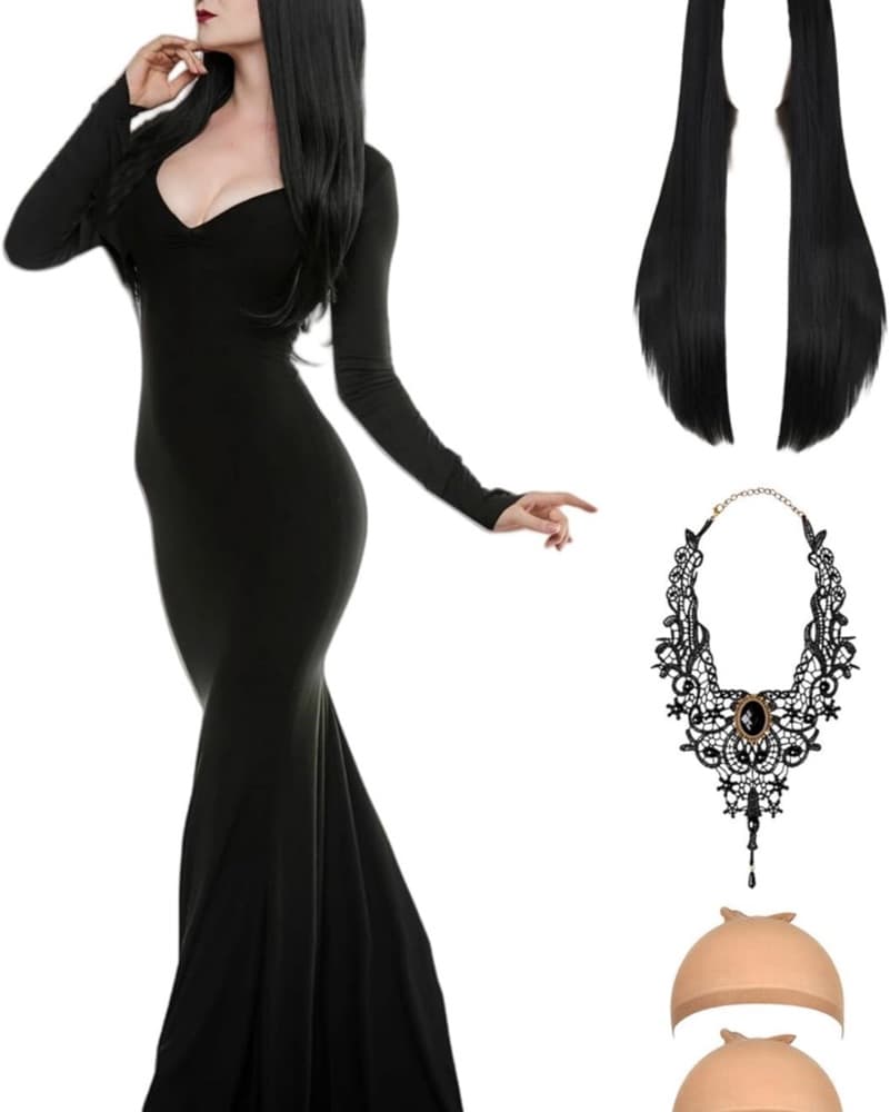 Morticia Adams Costume - Image 2