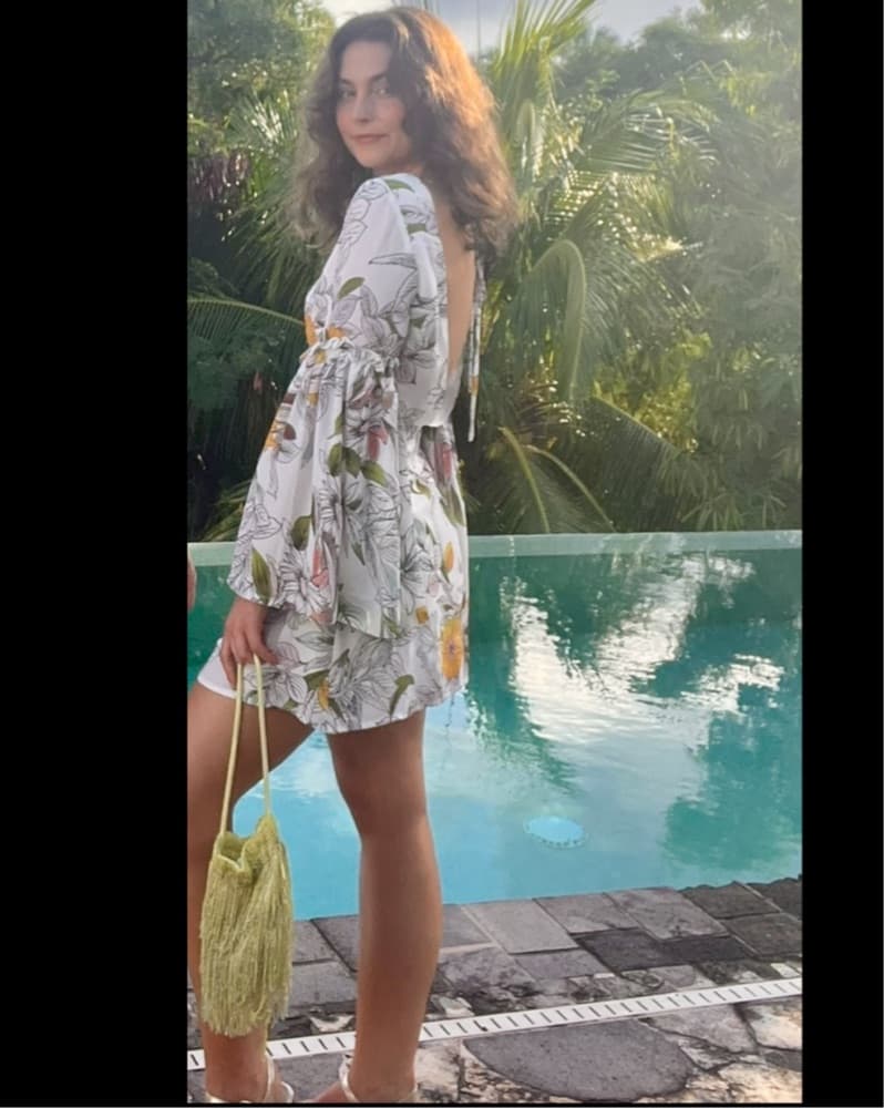 Tropical Mini Dress - Image 1