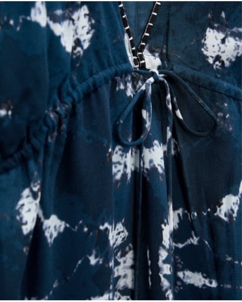ZARA Whimsical Tie-Dye Maxi Dress - Image 6