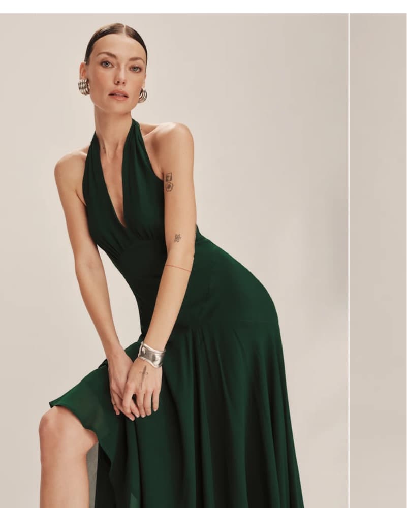 Briony Dress in Forrest  - Image 3
