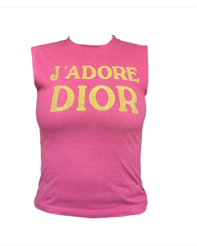 J'Adore Dior Crop Top - Image 1