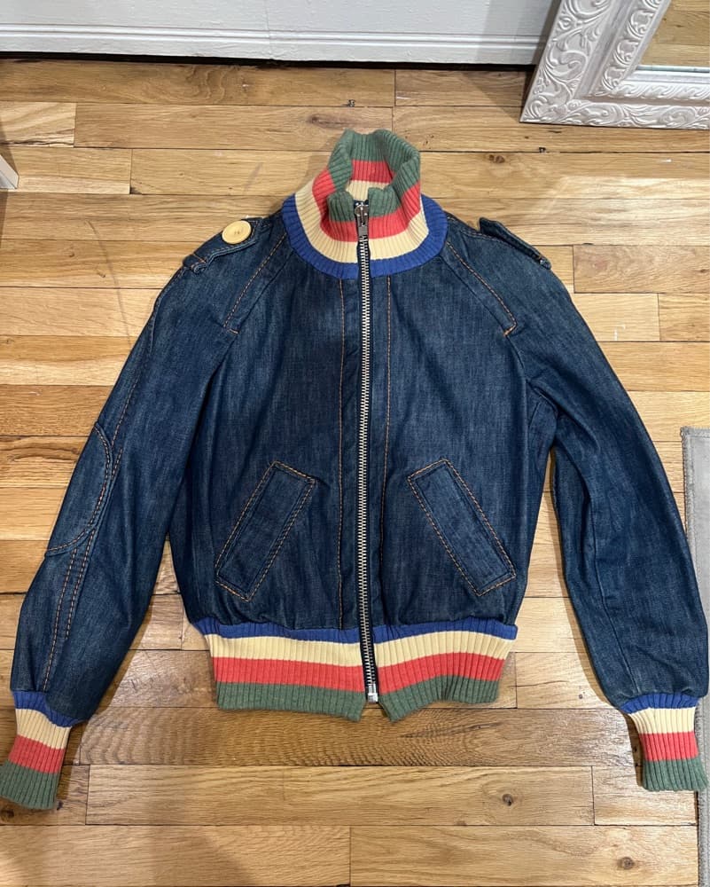 Marc Jacobs Rainbow VintageBomber Jacket - Image 3