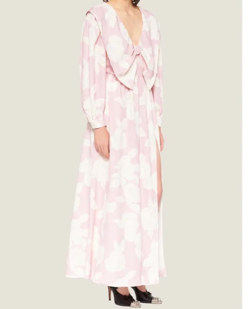 Miu Miu Pink Floral Dress - Image 2
