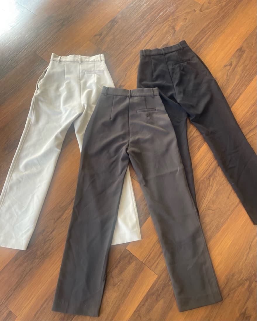 Black High Waisted Tailored Pants  - Image 5