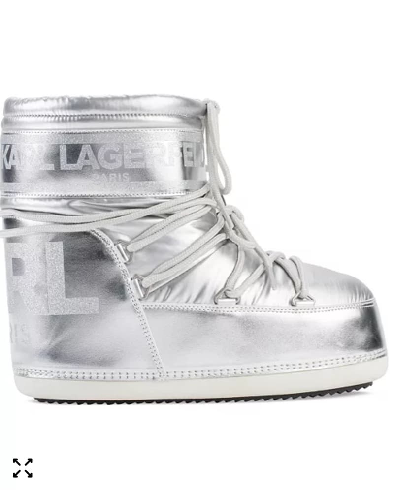 Karl Lagerfeld Silver Moon Boots  - Image 2