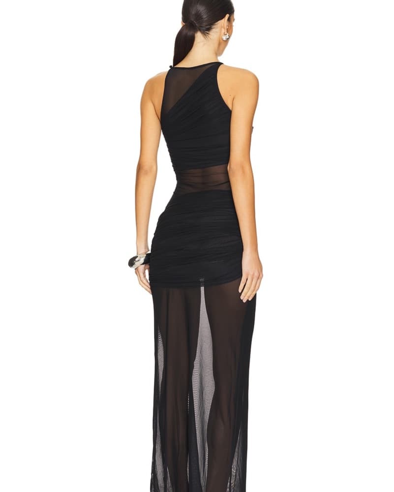 Merri Maxi Dress Black - Image 2