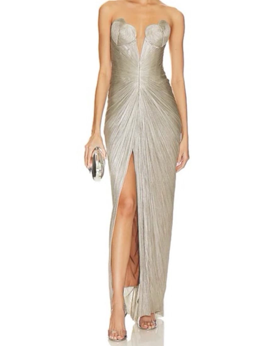 Gunmetal Maria Lucia Hohan Gown - Image 3
