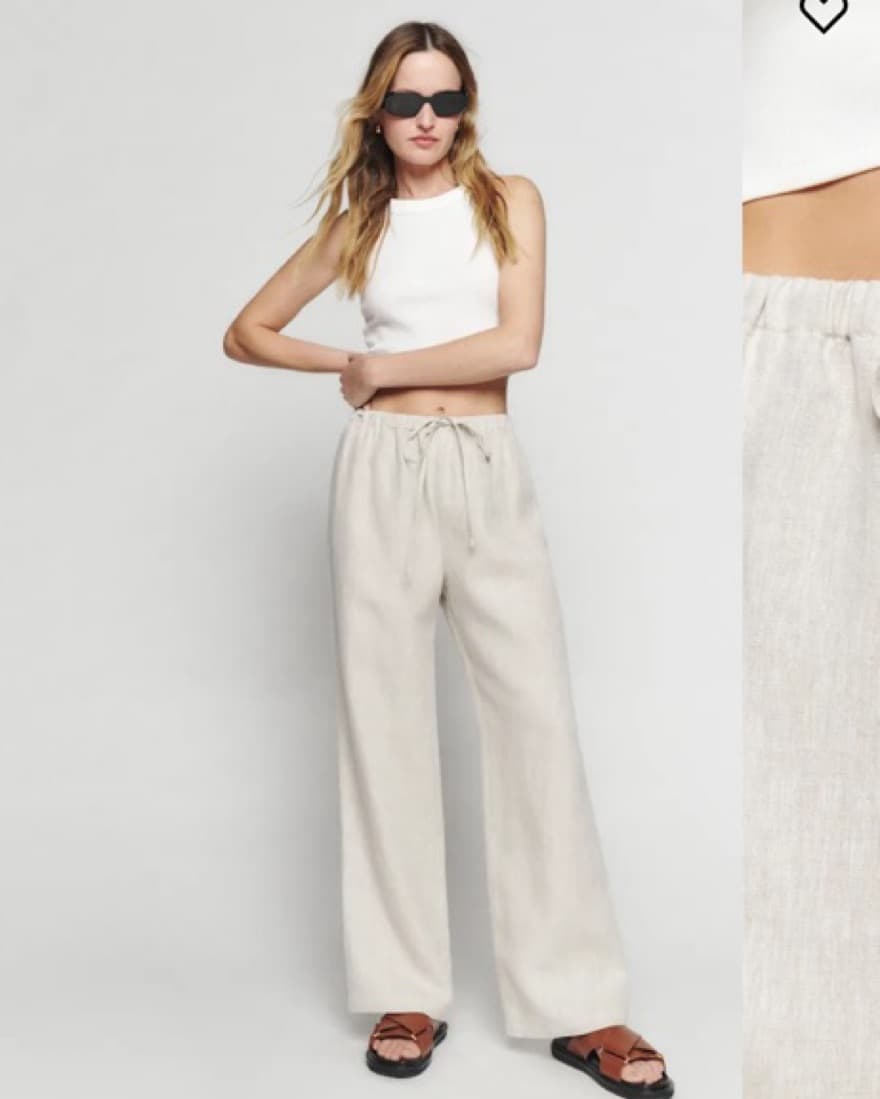 Reformation Olina linen Pant - Image 1