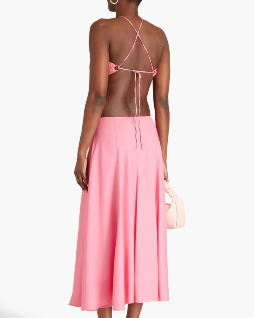 Cult Gaia Pink Cutout Dress - Image 2