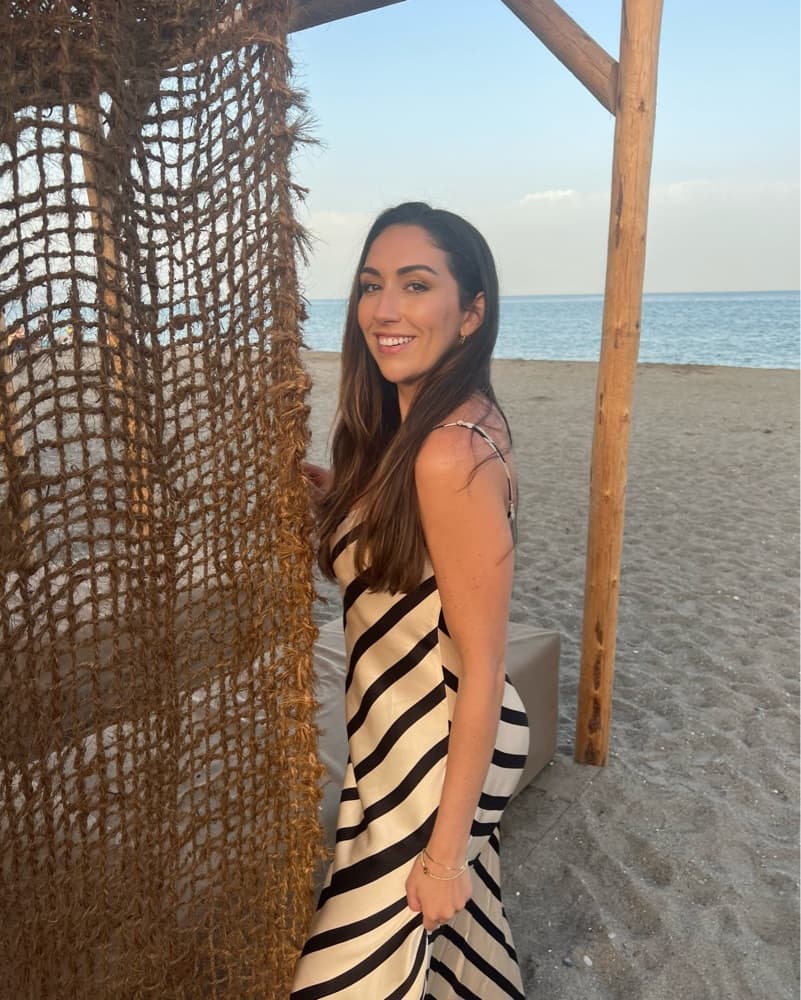 Dissh Chic Striped Satin Maxi Dress - Image 3
