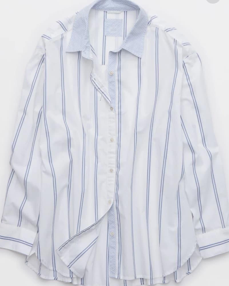 Aerie Good Day Button Down Shirt - Image 3