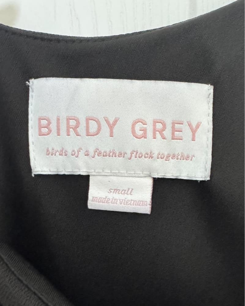 Kira Crepe Black Dress | Birdy Grey - Image 3
