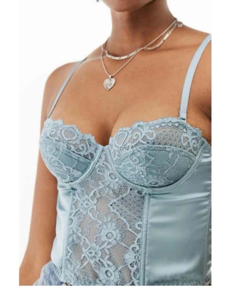 Urban Outfitters lace And Silk Corset - Image 2