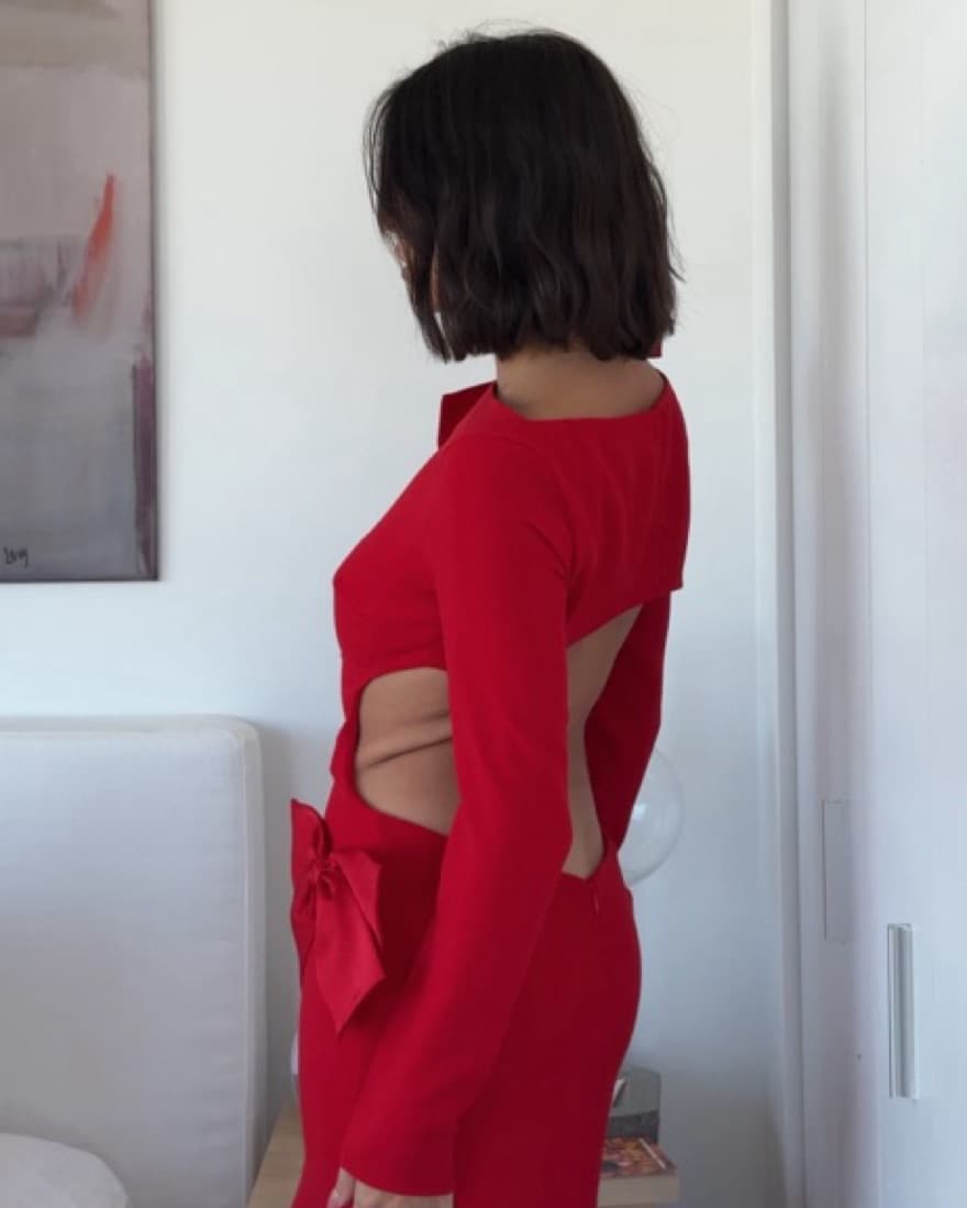 House Of CB Bow Dress - Image 2
