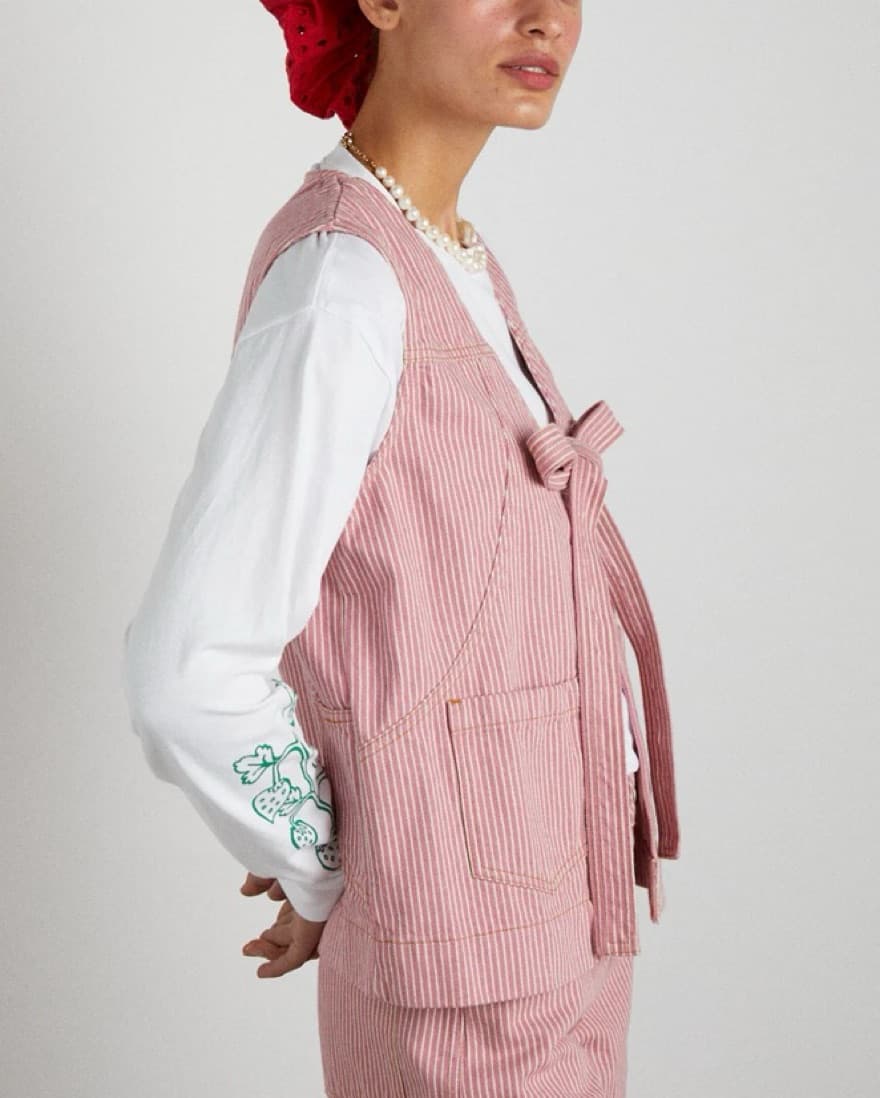 Damson Madder Dilly Gilet Top - Image 2