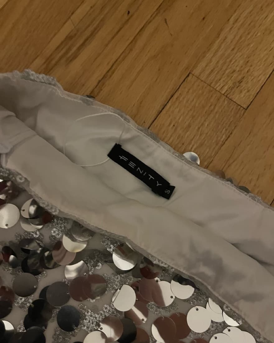 Sequin Low Rise Mini Skirt - Image 5