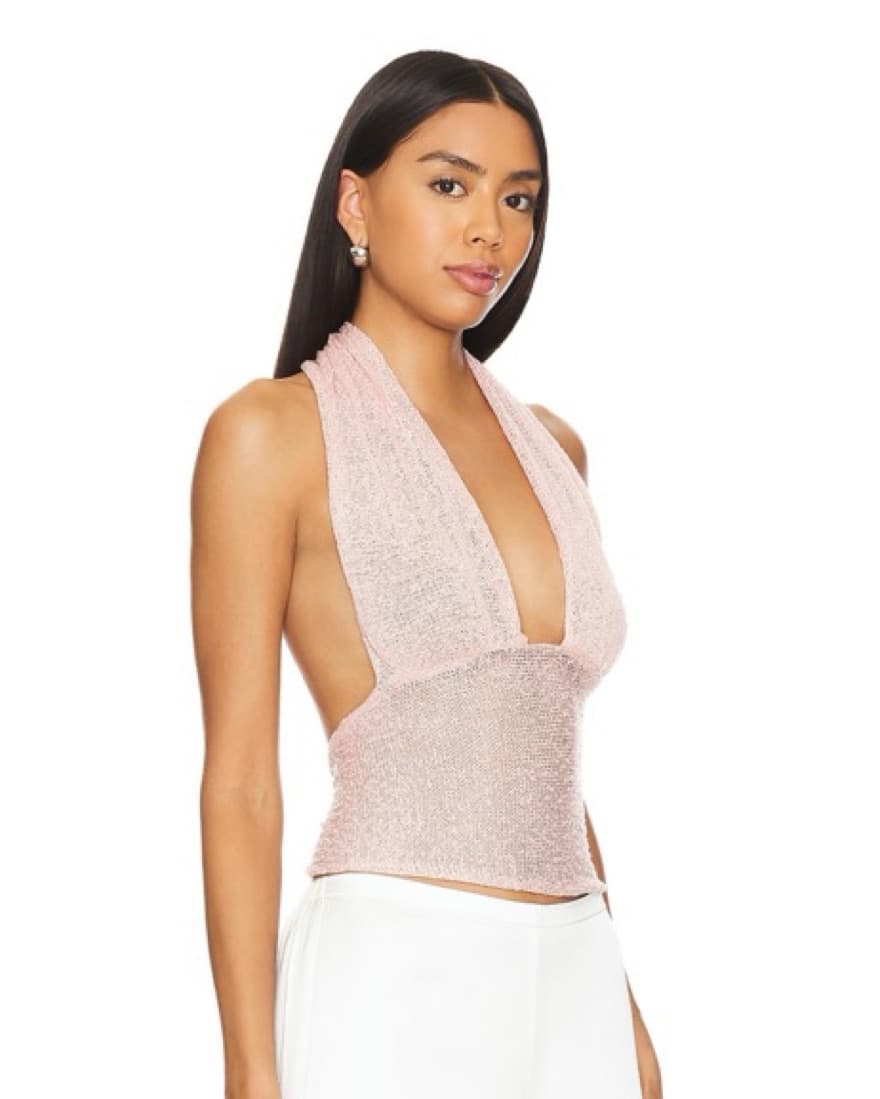 Indah Pink Halter Top - Image 2
