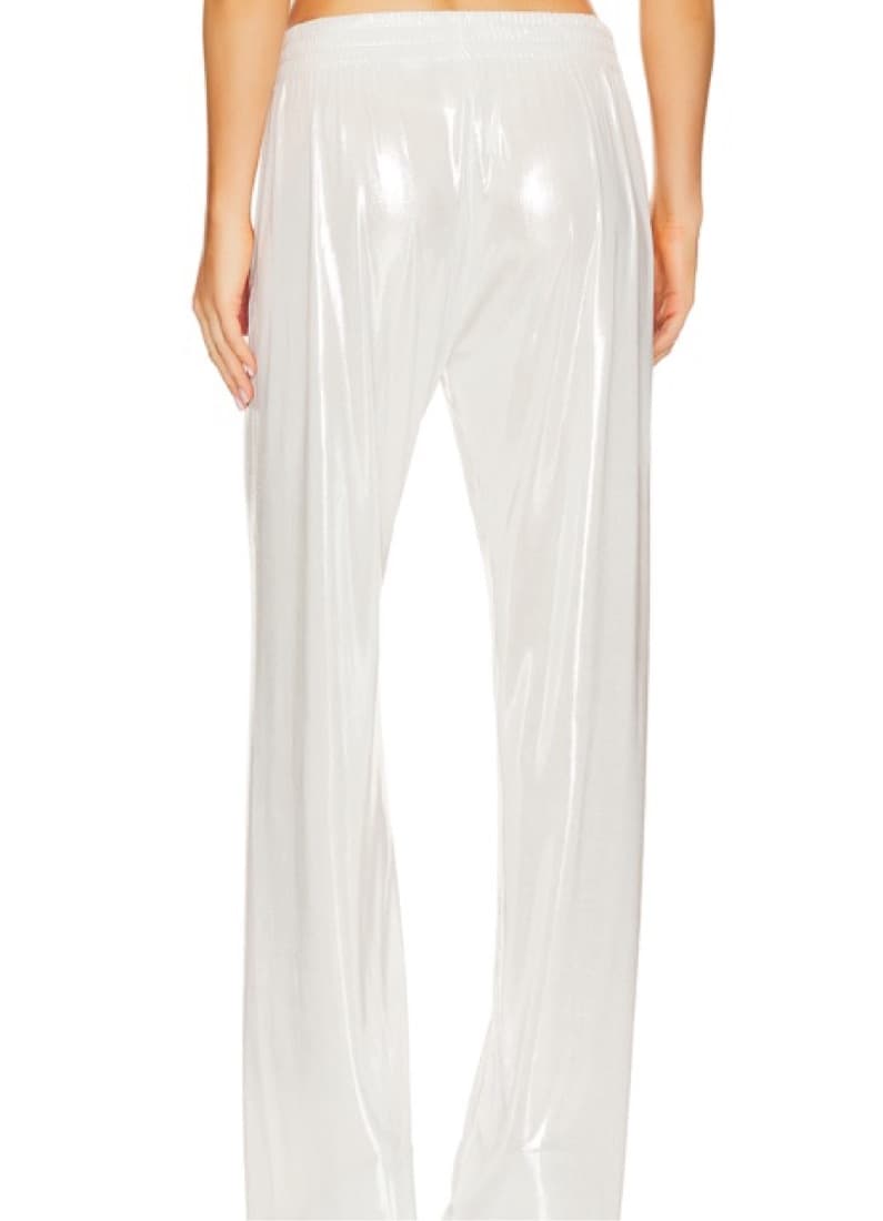 Norma Kamali “Sweatpant” White Pants - Image 3