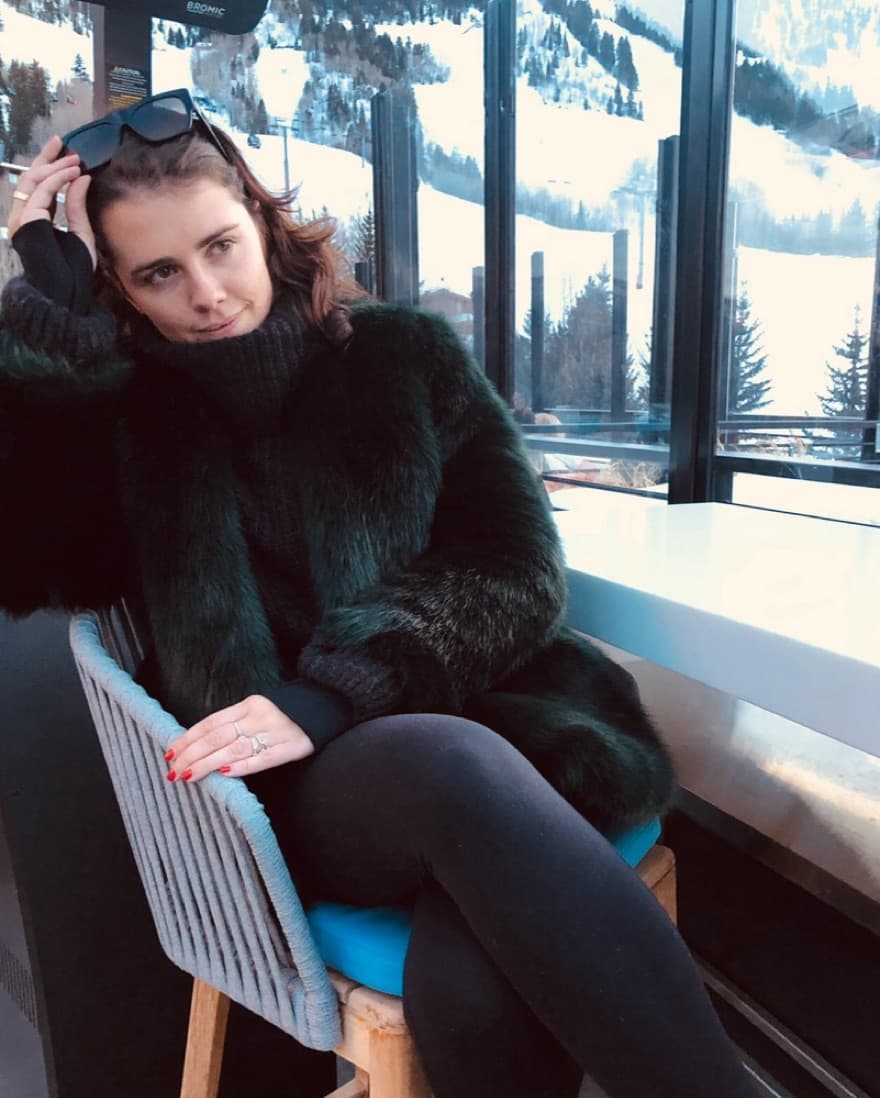 House Of CB Faux Fur Green Mob Wife Coat - Image 1
