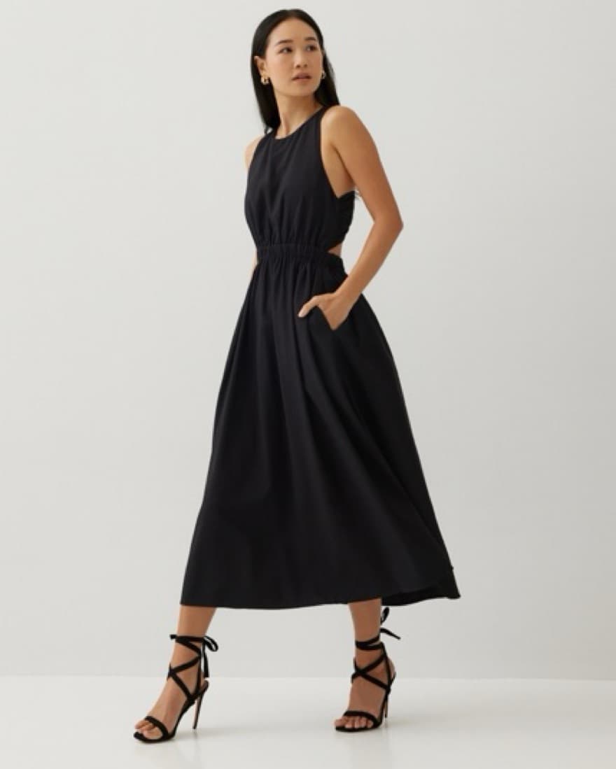 Nena Padded Elastic Knot Back Dress - Image 2