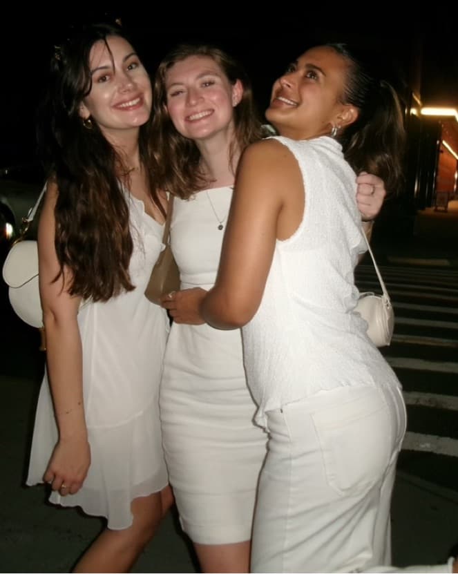 White Ruffle Aritzia Wilfred Hera Dress  - Image 1