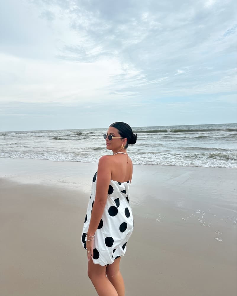 Polka Dot Bubble Dress - Image 3