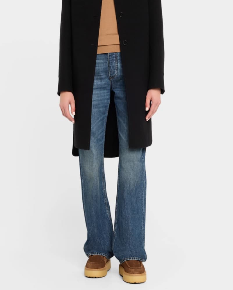 Prada Shearling Lace-up Booties - Image 5