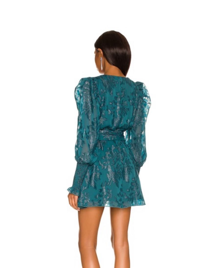x REVOLVE Sumner Mini Dress In Deep Teal - Image 3
