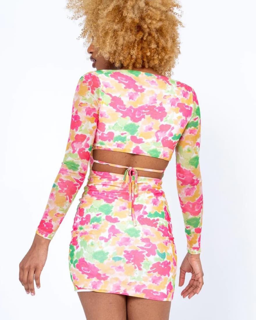 Princess Polly Floral Mini Dress - Image 2