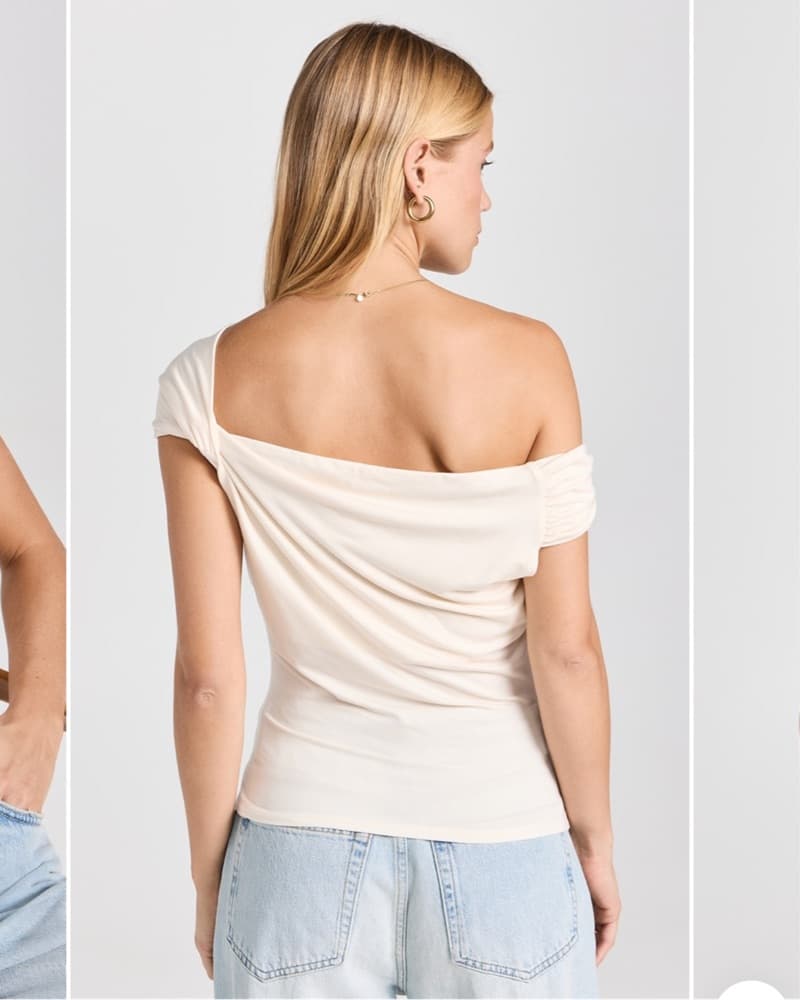 Reformation Chic One-Shoulder Top  - Image 2