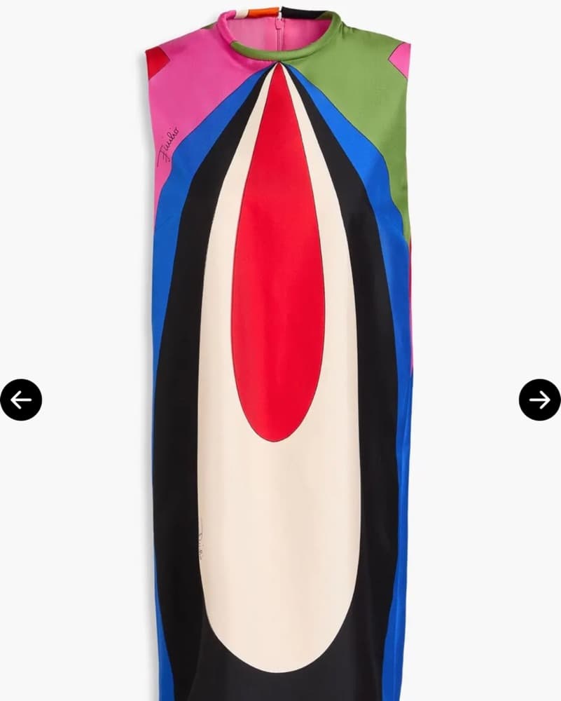 Pucci Silk-Twill Mini Dress - Image 2