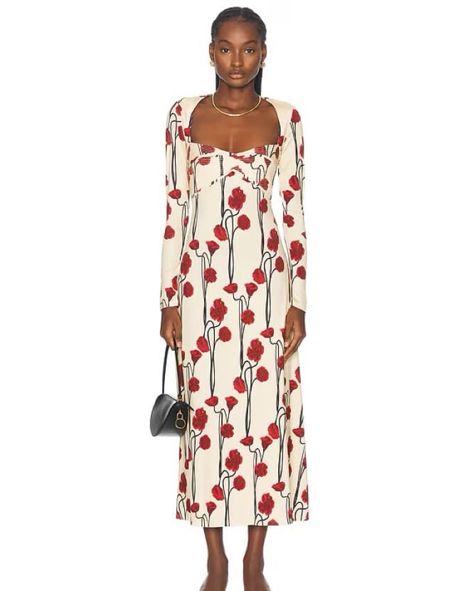 Johanna Ortiz Scarlet Letter Dress  - Image 1