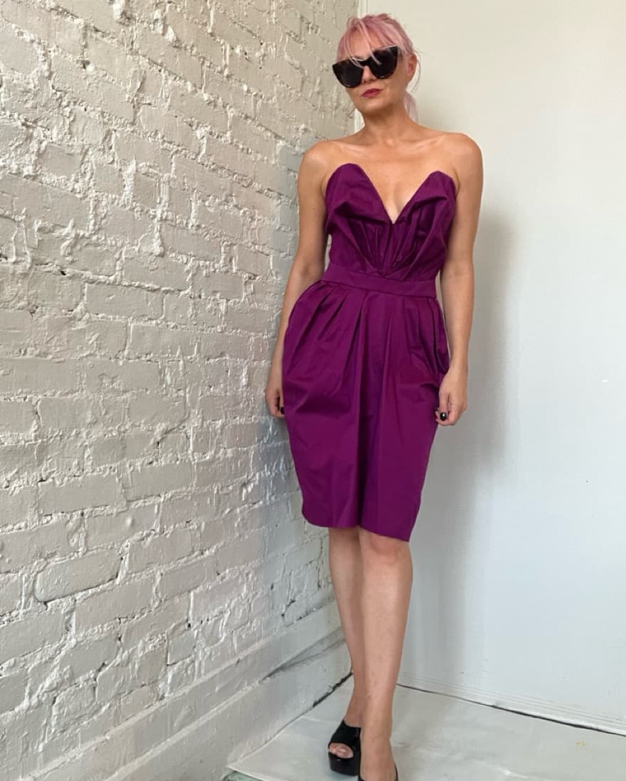 Vintage Yves Saint Laurent Strapless - Image 1