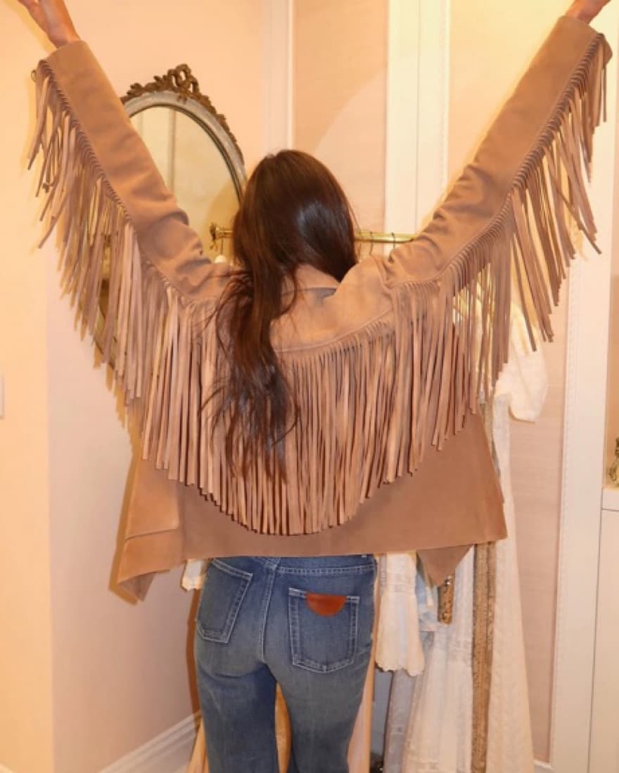 Suede Fringe Jacket - Image 3