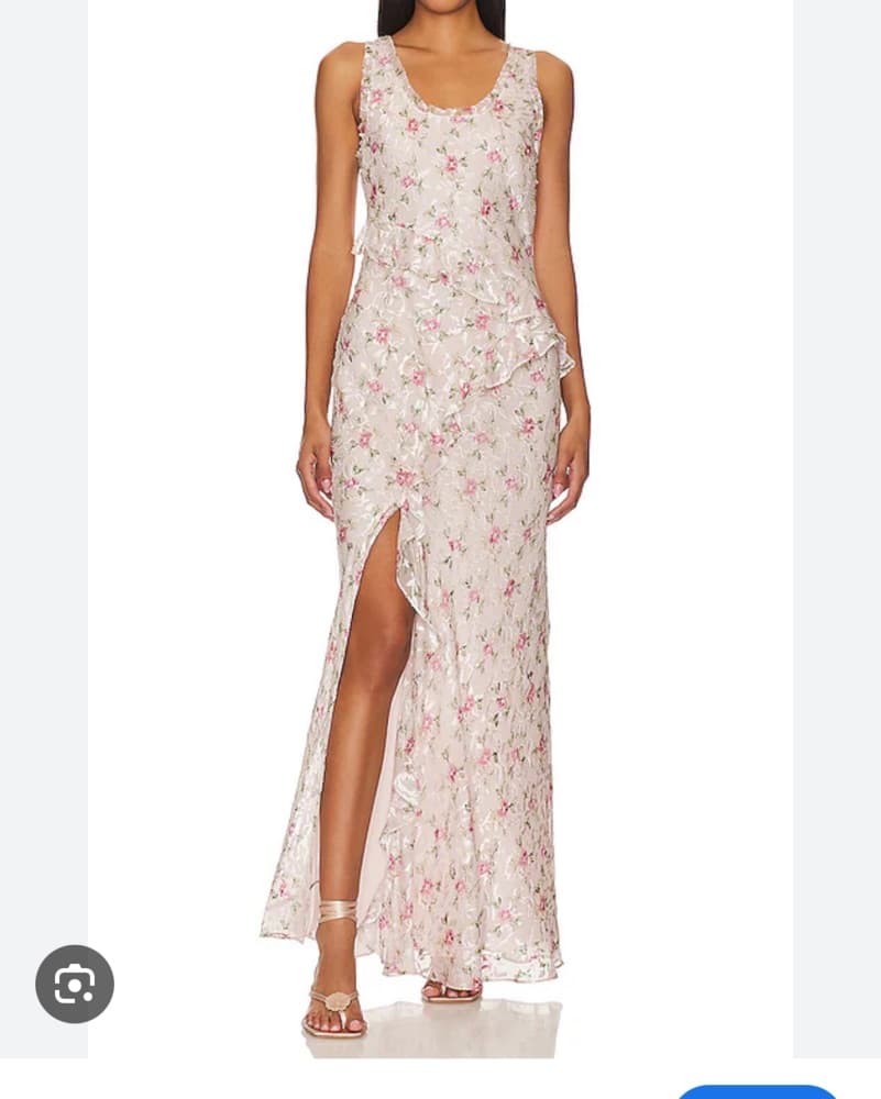 Loveshackfancy Floral Ruffle Maxi Dress - Image 1